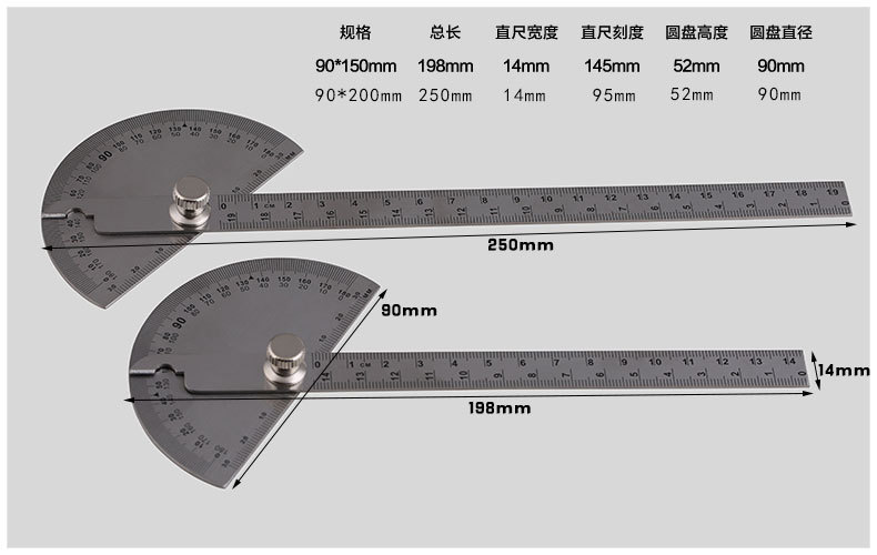 不銹鋼簡易量角器廠家批發(fā)